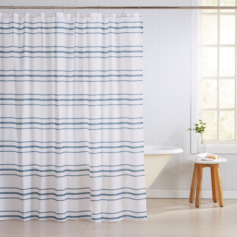 Gracie Oaks 13 Piece Striped Shower Curtain Set Hooks And Reviews 